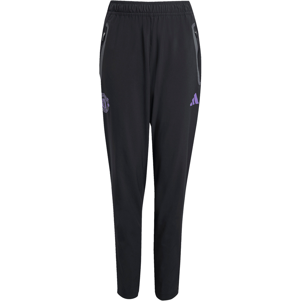 adidas pantalones largos futbol niño MANCHESTER UNITED 25/26 TRAVEL NEGRO 03