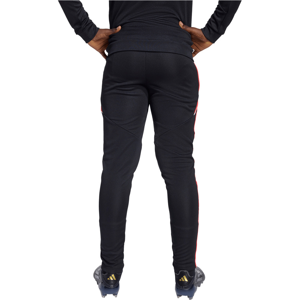 adidas pantalones largos futbol niño MEESI NEGRO vista trasera