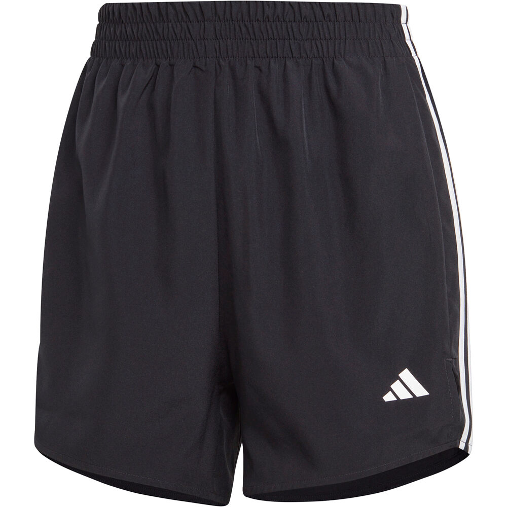 adidas pantalones y mallas cortas fitness mujer 3 STRIPES NEGRO 04