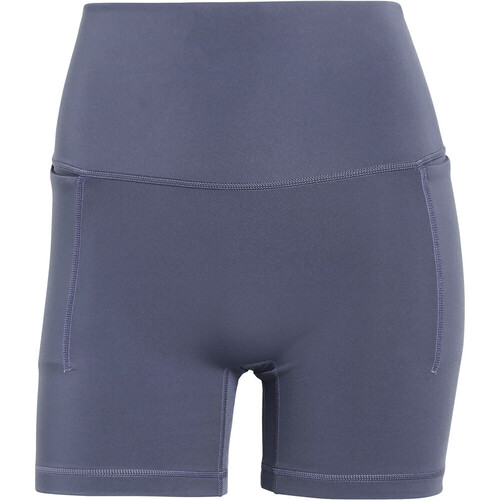adidas pantalones y mallas cortas fitness mujer 3 STRIPES STUDIO ALL ME GRIS