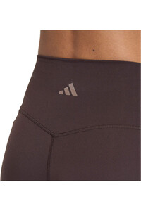 adidas pantalones y mallas cortas fitness mujer 3 STRIPES STUDIO ALL ME MARRON 03
