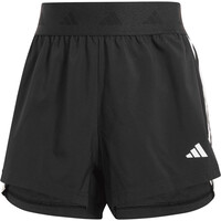 adidas pantalones y mallas cortas fitness mujer HYPERGLAM WOVEN NEGRO 04
