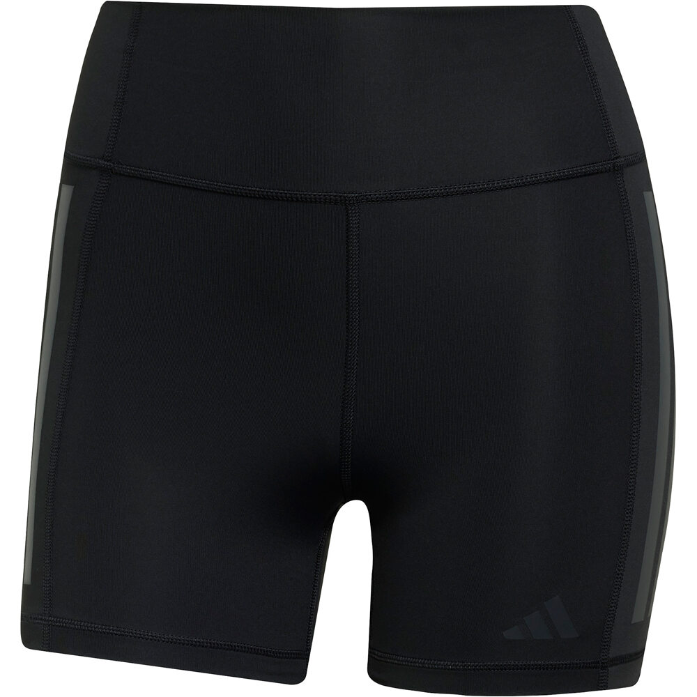 adidas pantalones y mallas cortas fitness mujer OPTIME 3 STRIPES NEGRO 04