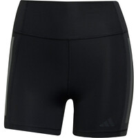 adidas pantalones y mallas cortas fitness mujer OPTIME 3 STRIPES NEGRO 04