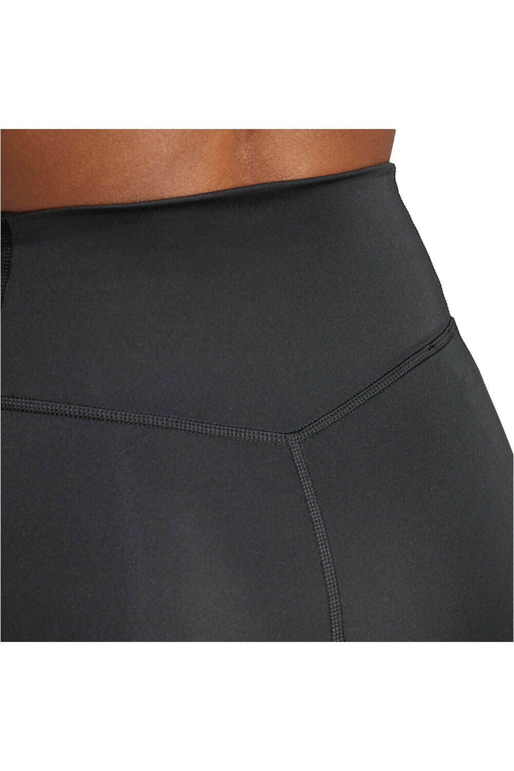 adidas pantalones y mallas cortas fitness mujer OPTIME 3 STRIPES NEGRO vista detalle