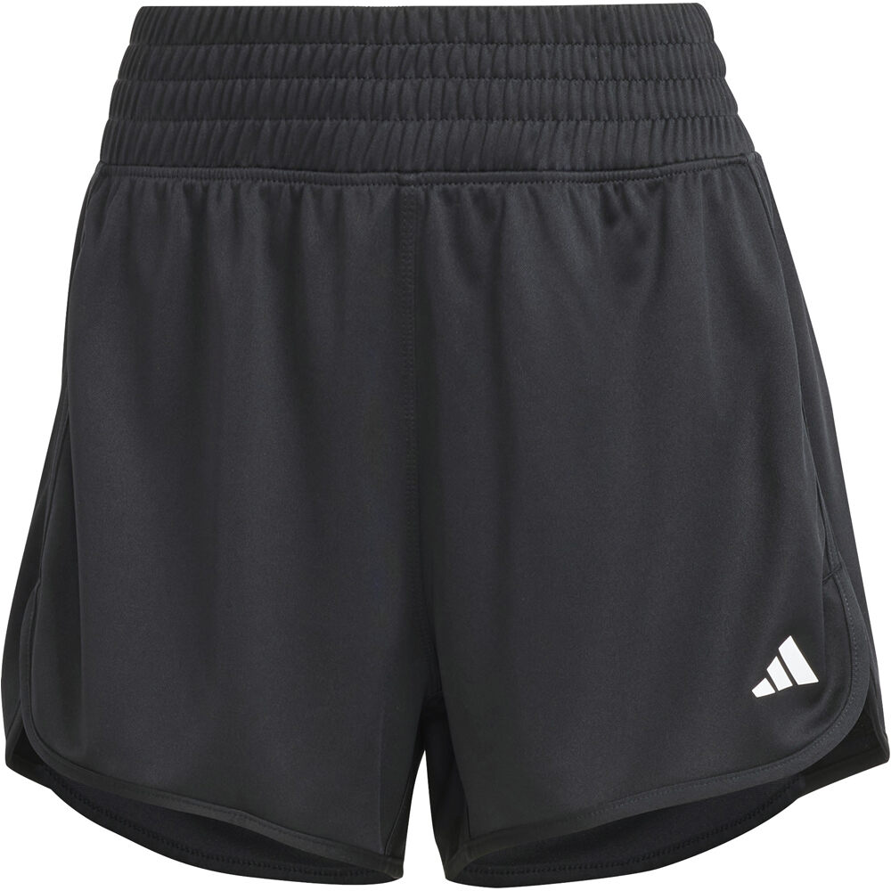 adidas pantalones y mallas cortas fitness mujer PACER KNIT NEGRO 04