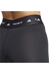 adidas pantalones y mallas cortas fitness mujer TECHFIT NEGRO 03
