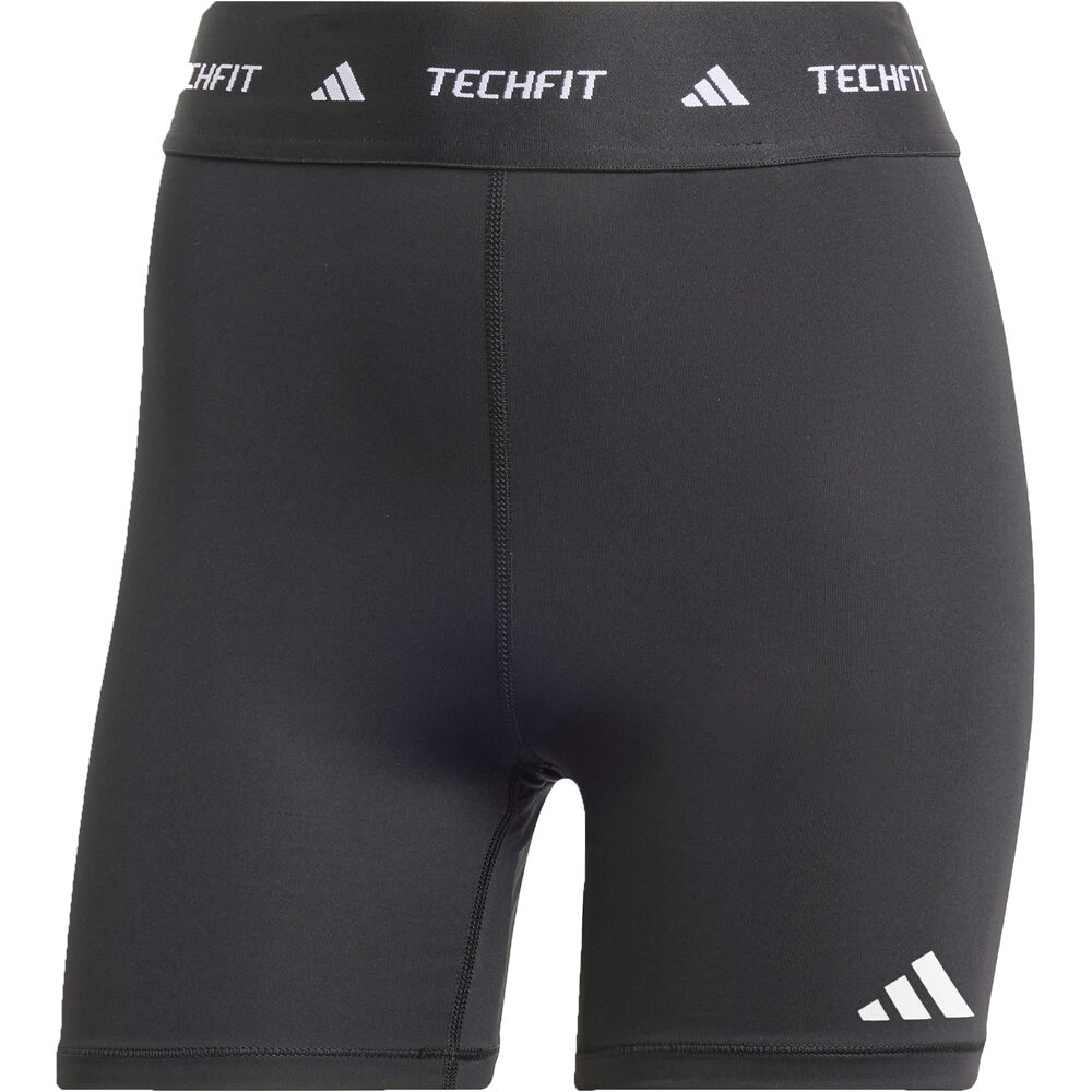 adidas pantalones y mallas cortas fitness mujer TECHFIT NEGRO 04