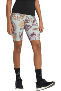 adidas pantalones y mallas cortas fitness mujer X FARM RIO BIKE GRIS vista detalle