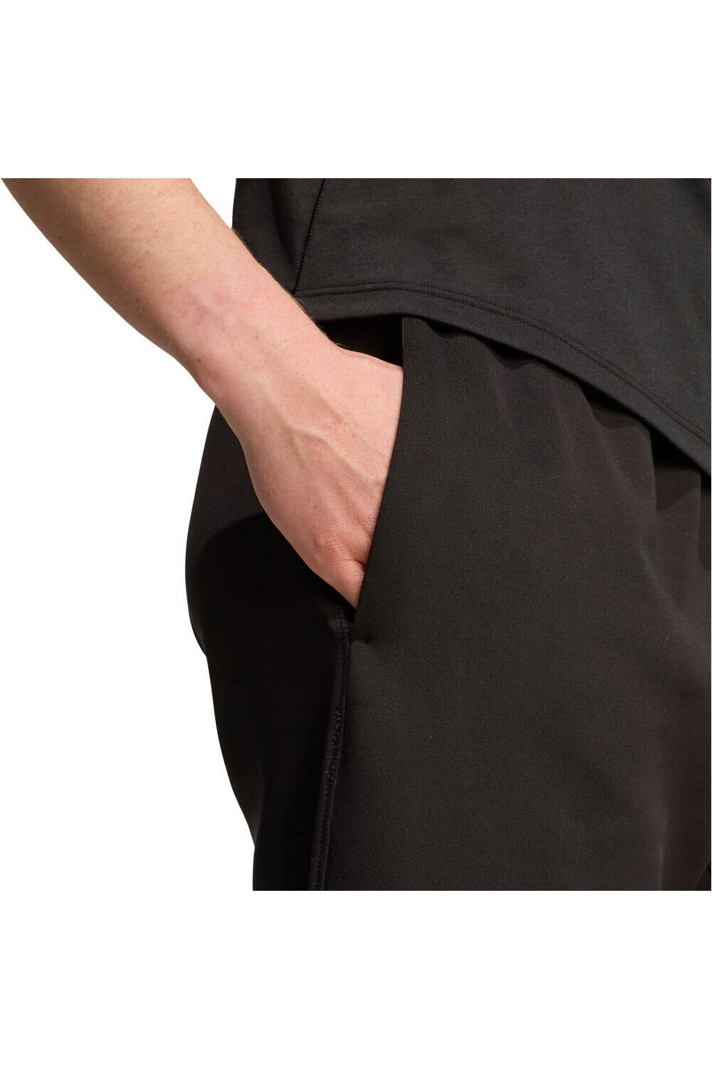 adidas pantalones y mallas largas fitness mujer MOTION ESSENTIALS NEGRO 03