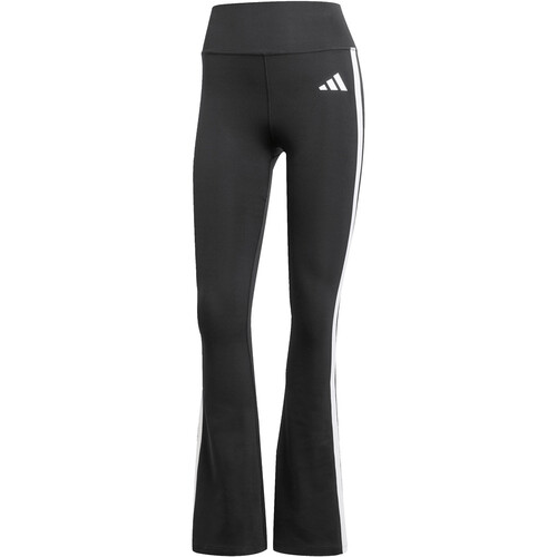 adidas pantalones y mallas largas fitness mujer OPTIME ESSENTIALS 3-STRIPES NEGRO