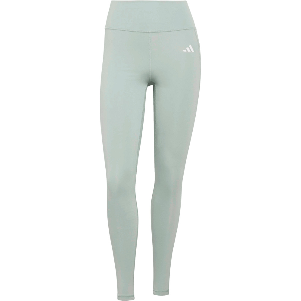 adidas pantalones y mallas largas fitness mujer OPTIME ESSENTIALS STASH VERDE 04