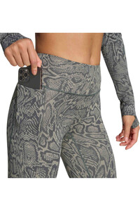 adidas pantalones y mallas largas fitness mujer OPTIME PRIMELIFT SNAKE VERDE vista detalle