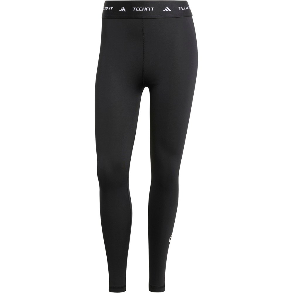 adidas pantalones y mallas largas fitness mujer TECHFIT 3 STRIPES ROSA 04