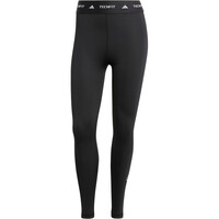 adidas pantalones y mallas largas fitness mujer TECHFIT 3 STRIPES ROSA 04