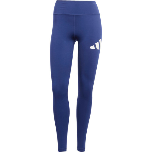 adidas pantalones y mallas largas fitness mujer TRAIN ESSENTIALS BIG LOGO AZUL