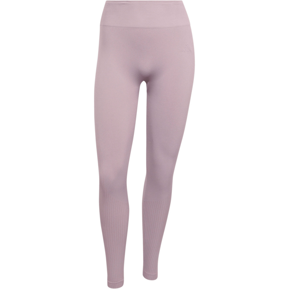 adidas pantalones y mallas largas fitness mujer WE KNIT 1/1 L MORADO 04