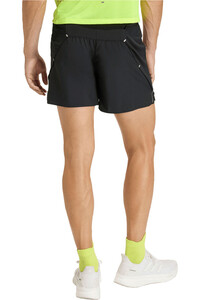 adidas pantaloneta técnica hombre ADI365 BREEZE NEGRO vista trasera