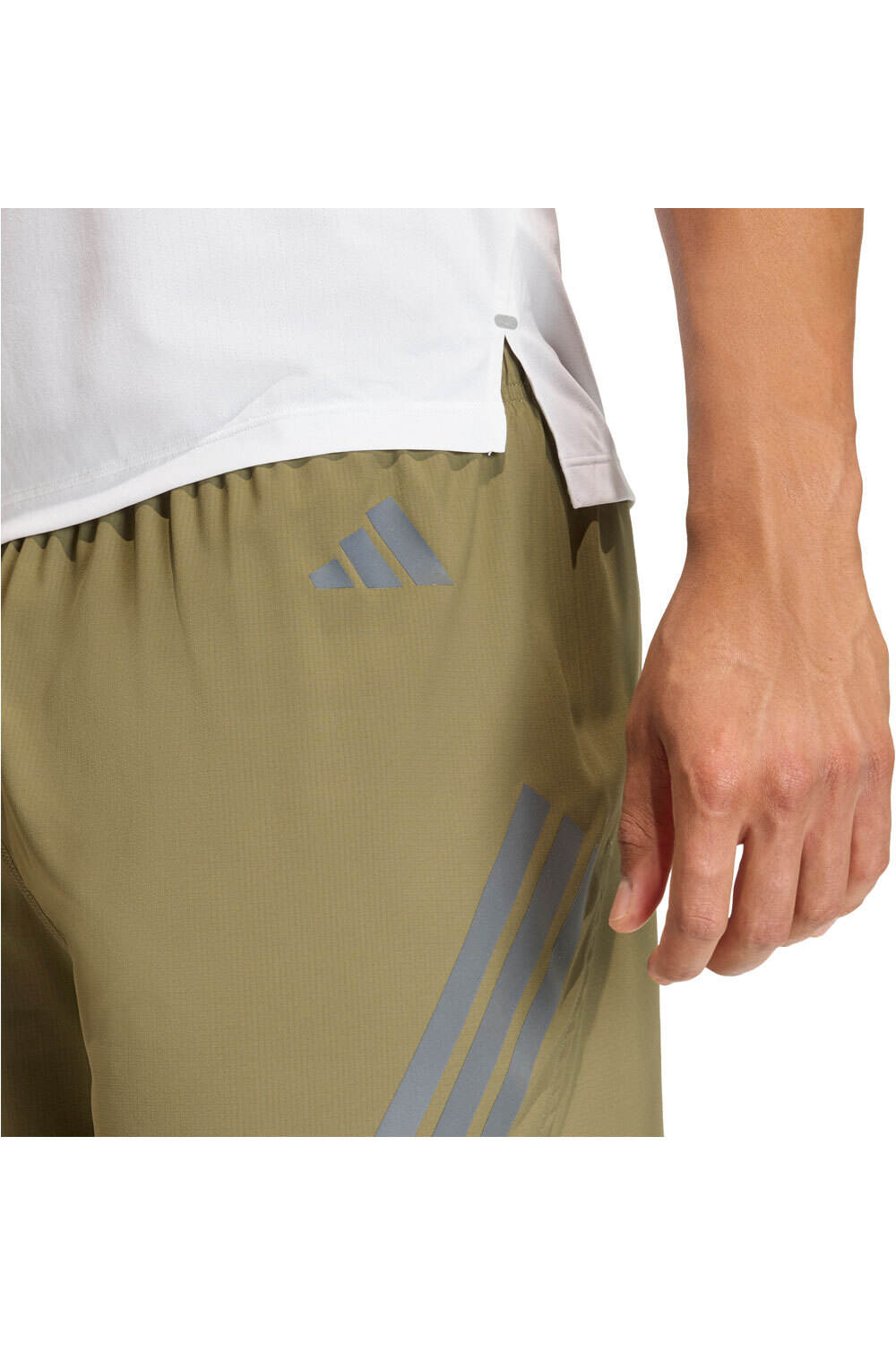 adidas pantaloneta técnica hombre ADI365 RUNNING FORMOTION ICONIC VERDE vista detalle
