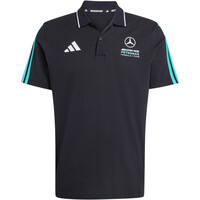 adidas polo manga corta hombre MERCEDES-AMG PETRONAS F1 DNA NEGRO 04