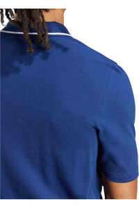 adidas polo manga larga hombre ESSENTIALS SMALL LOGO PIQUE AZUL 04