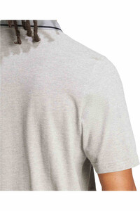 adidas polo manga larga hombre ESSENTIALS SMALL LOGO PIQUE GRIS 04