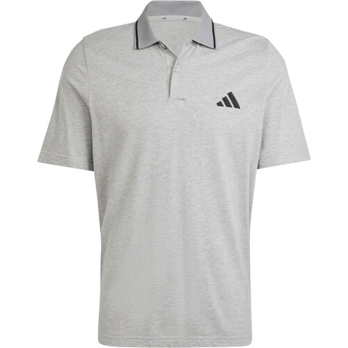 ADIDAS ESSENTIALS SMALL LOGO PIQUE gris