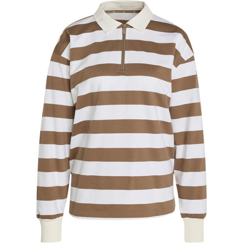 adidas polo manga larga mujer ESSENTIALS MARRON