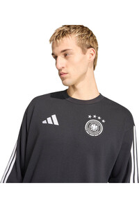 adidas sudadera entrenamiento fútbol ALEMANIA MUNDIAL 2026 DNA NEGRO vista detalle