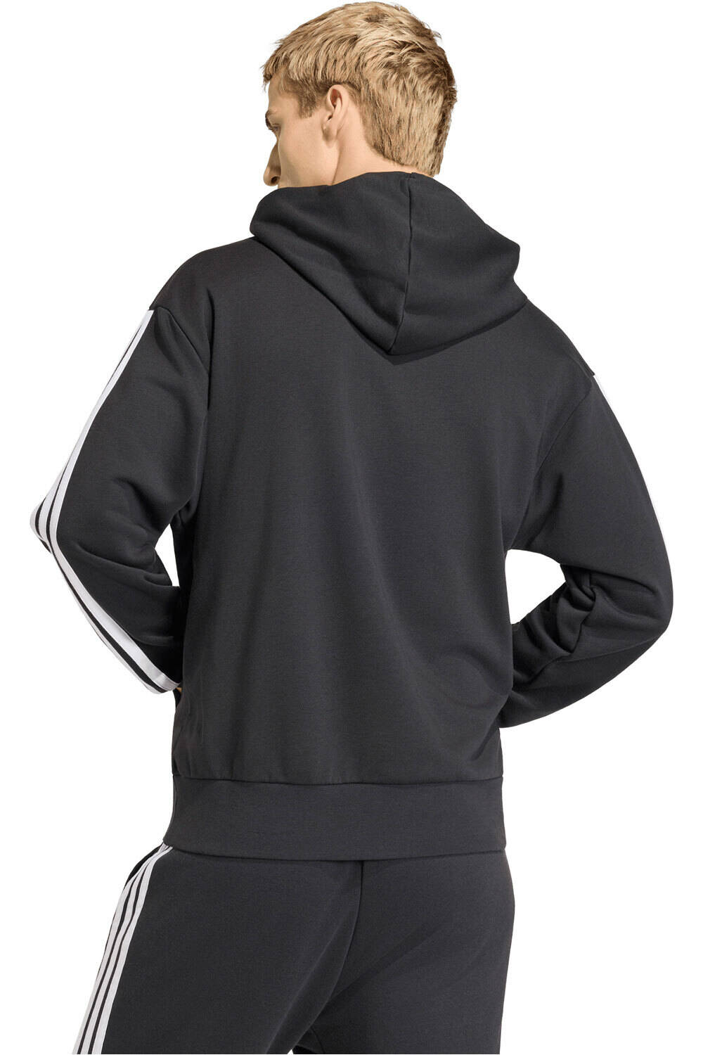 adidas sudadera entrenamiento fútbol ALEMANIA MUNDIAL 2026 DNA NEGRO vista trasera