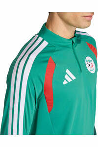 adidas sudadera entrenamiento fútbol ARGELIA MUNDIAL 2026 ENTRENAMIENTO VERDE 03