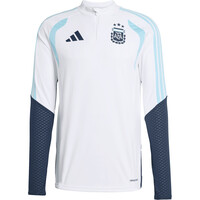 adidas sudadera entrenamiento fútbol ARGENTINA MUNDIAL 2026 ENTRENAMIENTO BLANCO 04
