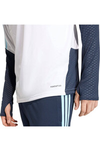 adidas sudadera entrenamiento fútbol ARGENTINA MUNDIAL 2026 ENTRENAMIENTO BLANCO vista detalle