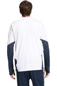 adidas sudadera entrenamiento fútbol ARGENTINA MUNDIAL 2026 ENTRENAMIENTO BLANCO vista trasera