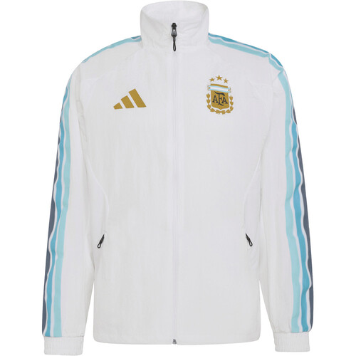 adidas sudadera entrenamiento fútbol ARGENTINA MUNDIAL 2026 PRIMERA EQUIPACION HIMNO BLANCO