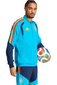 adidas sudadera entrenamiento fútbol ESPAÑA MUNDIAL 2026 AZUL vista detalle