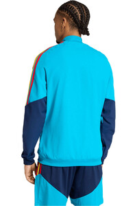 adidas sudadera entrenamiento fútbol ESPAÑA MUNDIAL 2026 AZUL vista trasera