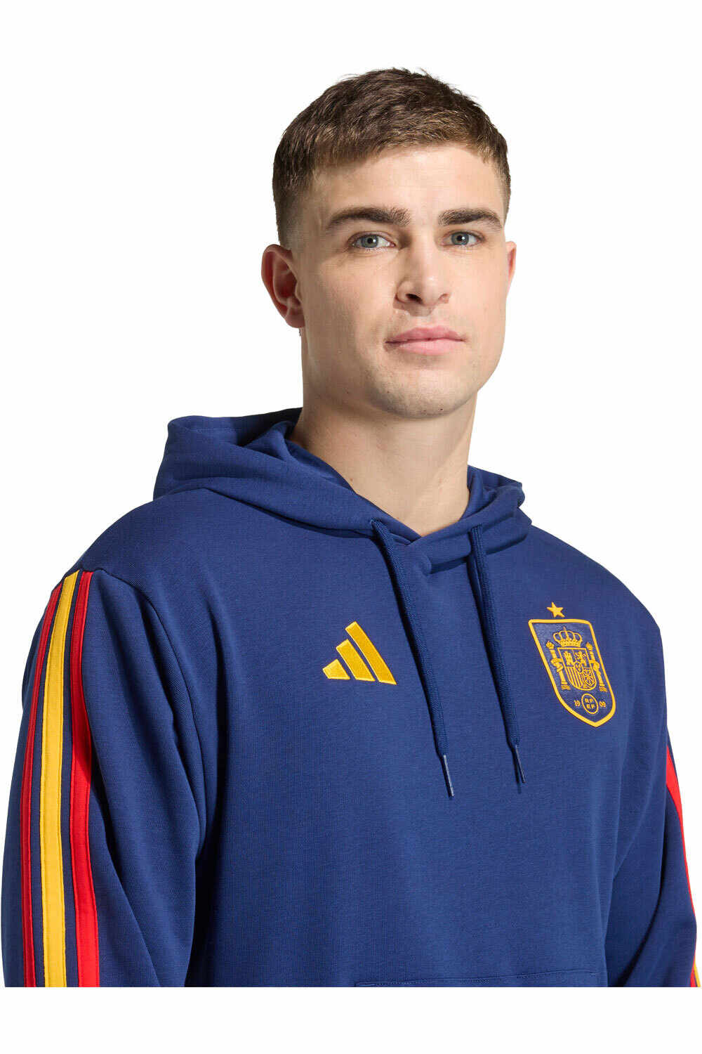 adidas sudadera entrenamiento fútbol ESPAÑA MUNDIAL 2026 DNA AZUL vista detalle