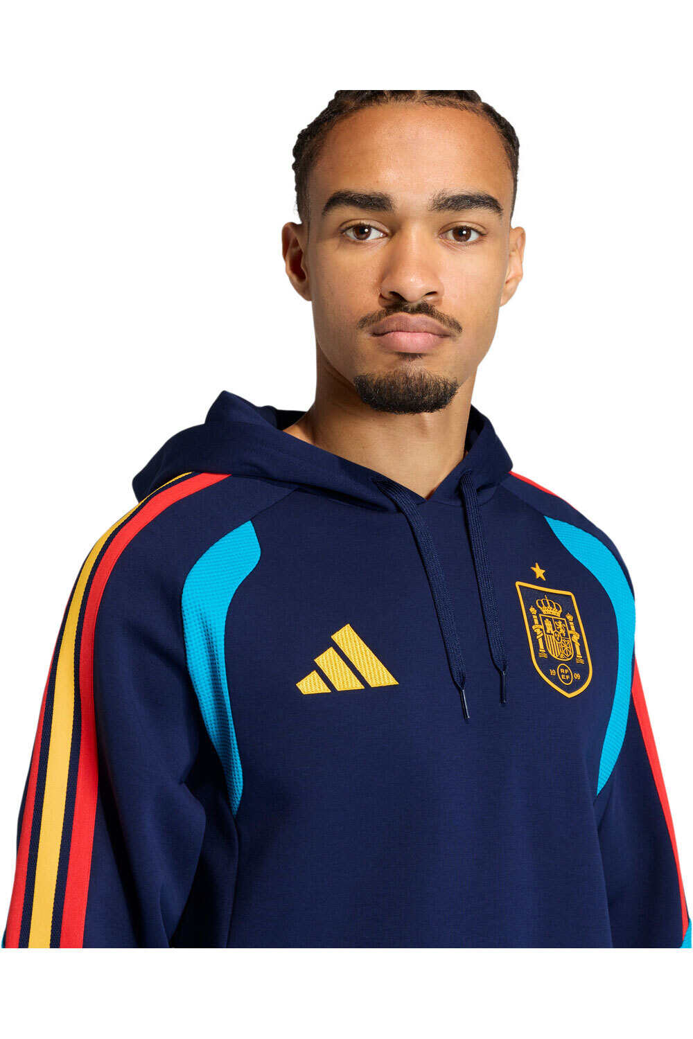 adidas sudadera entrenamiento fútbol ESPAÑA MUNDIAL 2026 ENTRENAMIENTO AZUL 03