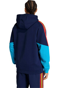 adidas sudadera entrenamiento fútbol ESPAÑA MUNDIAL 2026 ENTRENAMIENTO AZUL vista trasera