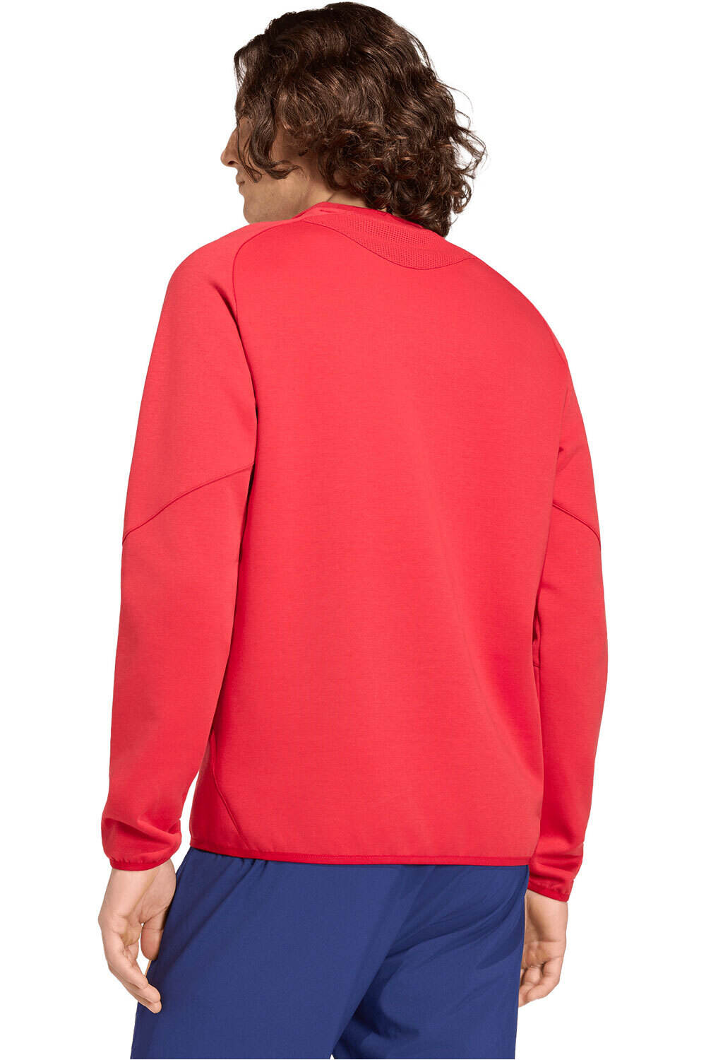 adidas sudadera entrenamiento fútbol ESPAÑA MUNDIAL 2026 ROJO vista trasera