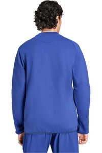 adidas sudadera entrenamiento fútbol ITALIA MUNDIAL 2026 AZUL vista trasera