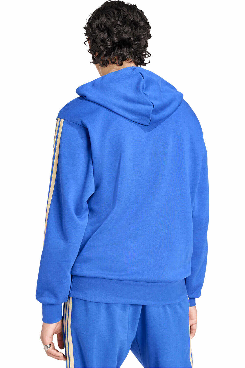 adidas sudadera entrenamiento fútbol ITALIA MUNDIAL 2026 AZUL vista trasera