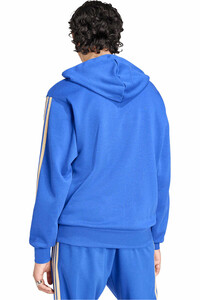 adidas sudadera entrenamiento fútbol ITALIA MUNDIAL 2026 AZUL vista trasera