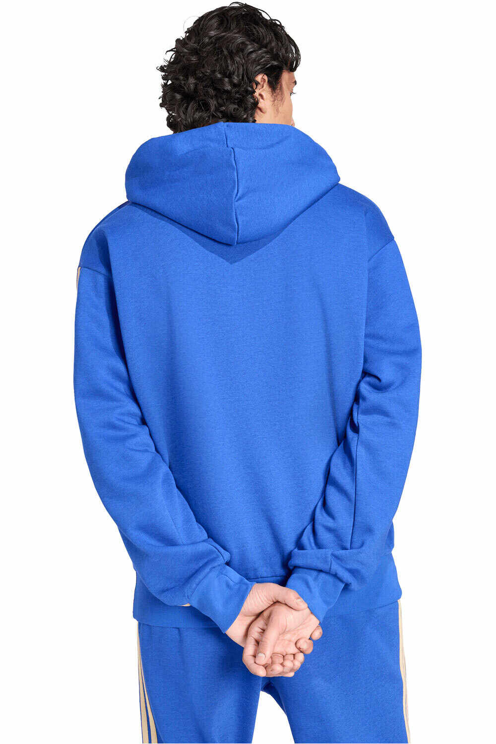 adidas sudadera entrenamiento fútbol ITALIA MUNDIAL 2026 AZUL vista trasera
