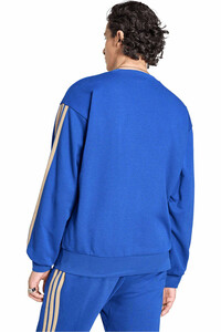adidas sudadera entrenamiento fútbol ITALIA MUNDIAL 2026 AZUL vista trasera