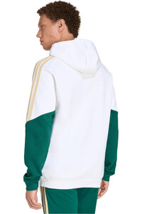 adidas sudadera entrenamiento fútbol ITALIA MUNDIAL 2026 BLANCO vista trasera
