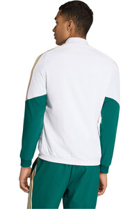 adidas sudadera entrenamiento fútbol ITALIA MUNDIAL 2026 BLANCO vista trasera