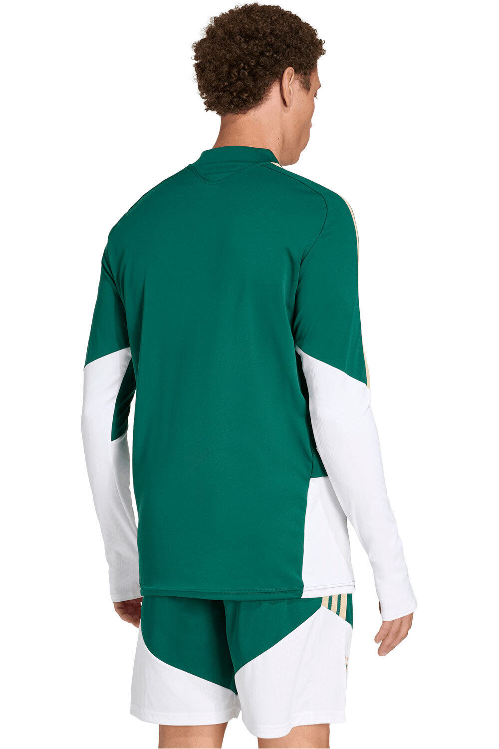 adidas sudadera entrenamiento fútbol ITALIA MUNDIAL 2026 ENTRENAMIENTO VERDE vista trasera