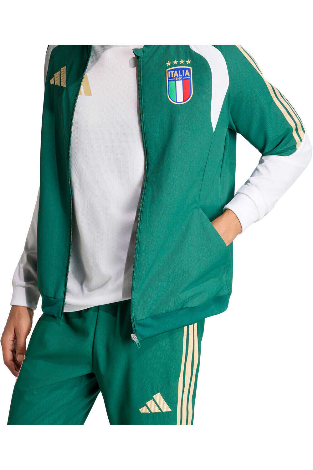 adidas sudadera entrenamiento fútbol ITALIA MUNDIAL 2026 VERDE 03